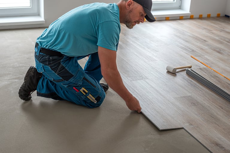 Laminate and vinyl plank flooring installation